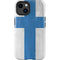 Finland Flag Distressed iPhone 15 Impact Case